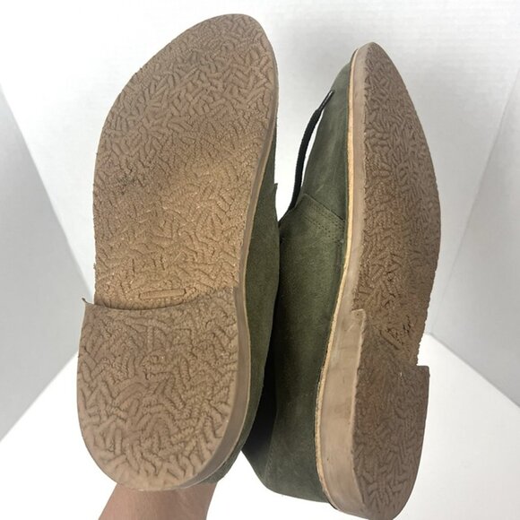 ATXA Men’s Chukka Boots EU 44 US 10.5 Olive Green Suede Artisan Academia Preppy - Picture 7 of 10